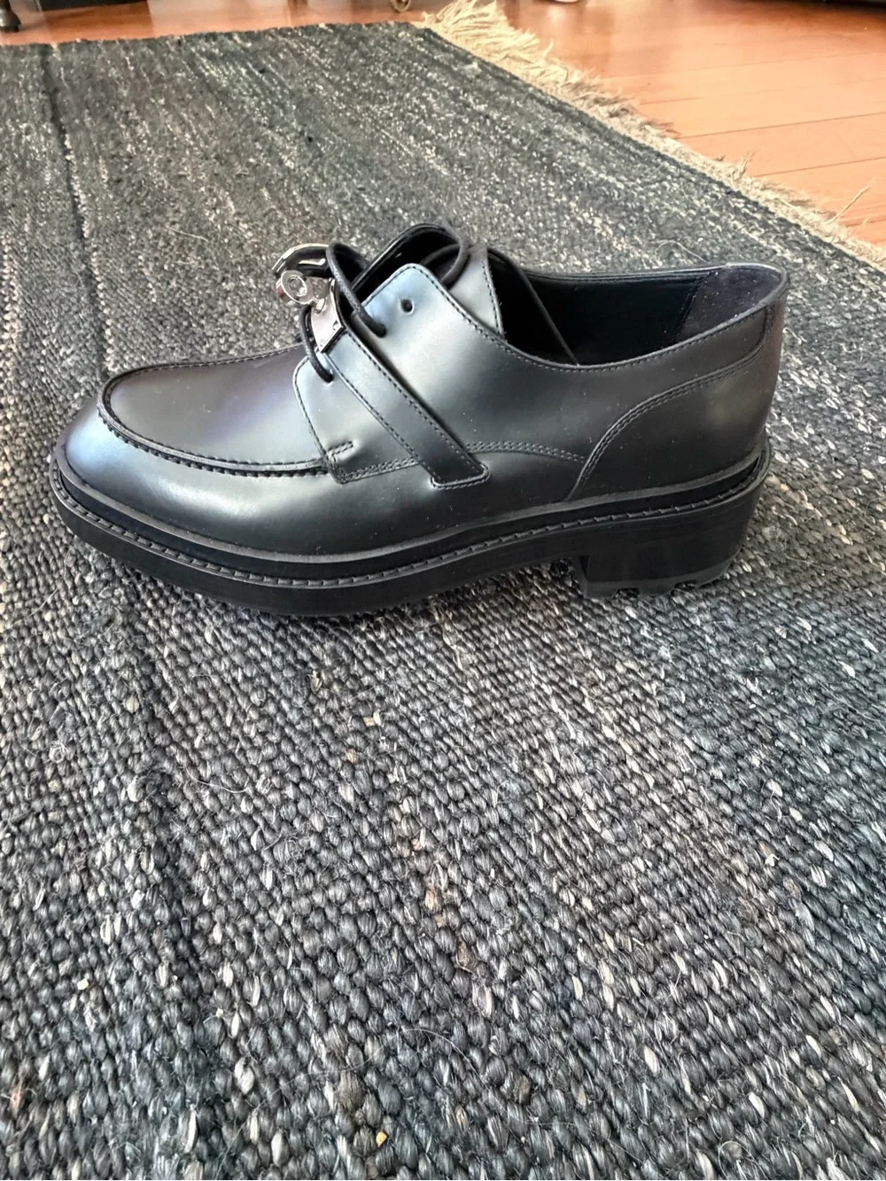 Hermes Derby First loafer. Never worn. Black. 40.5 - Picture 4 of 8